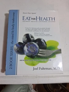EAT FOR HEALTH, Books 1 & 2 by Joel Fuhrman MD, Boxset (Hardcover 2008) 1st Ed - Picture 1 of 12