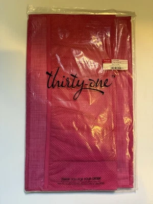 Bolso de Mano Thirty One 31 Grande Utilitario Soporte Alto Inserto - NUEVO - Rosa Cruz Pop 758A Foto 1 de 3