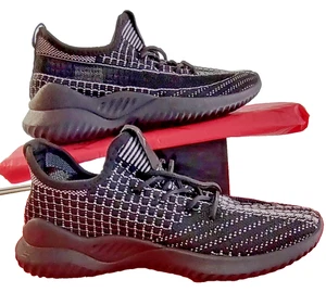 Sneakers Danskin donna estatiche nere vegan elasticizzate in maglia tomaia taglia 7 atletiche - Foto 1 di 16