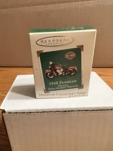 Hallmark Harley-Davidson Motorcycles 1948 Panhead Miniature Keepsake Ornament - Picture 1 of 3