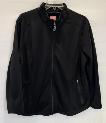 Women’s Scrub Jacket Size 3X Black Ava Therese Zavate Apparel - Image 1 of 4