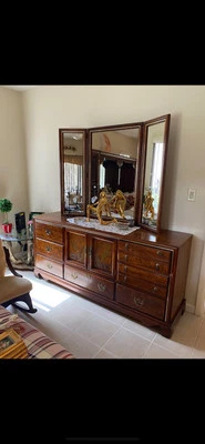  Juego de muebles de dormitorio vintage 4 piezas  Foto 1 de 2