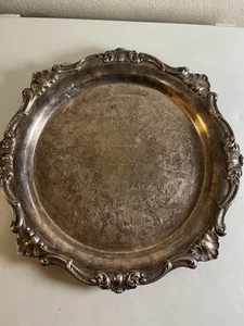 Gorham Silverplate-yc 699 Tea Cake Cookie Serving Tray 15 Inches - Picture 1 of 6