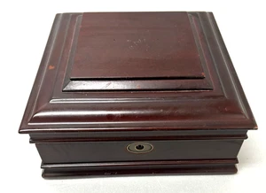 Vintage 2000 Bombay Co. Mahagoni 8 Uhren/Schmuckkästchen ohne Schlüssel kleinere Schönheitsfehler - Bild 1 von 6