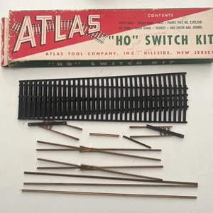 Atlas HO Scale Brass Rail Switch Kit Build Your Custom Double Yard Vintage - Bild 1 von 5