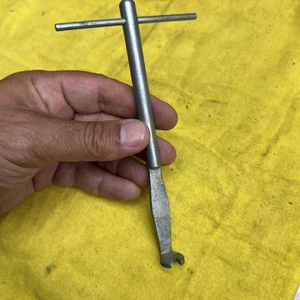 Rare Long T Open End Wrench Spanner Vintage Typewriter Repair Tool 6mm - Picture 1 of 7
