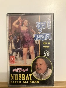 Khula Hai Maikhana Vol 36 Ustad Nusrat Fateh Ali Khan OSA Bhangra Sufi Qawwali - Picture 1 of 8