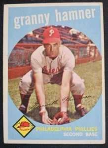 1959 Topps #436 Granny Hamner Philadelphia Phillies - Picture 1 of 2