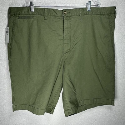 NUEVO CON ETIQUETAS Polo Ralph Lauren Pantalones Cortos Chinos Calce Clásico 10" Entrepierna 5 Bolsillos Grande Alto 46B Foto 1 de 4