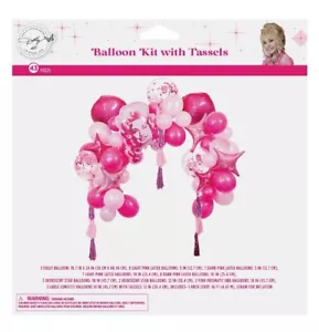 Dolly Parton Pink Balloon Country Birthday Party Arch with Tassels Decoration - Picture 1 of 16