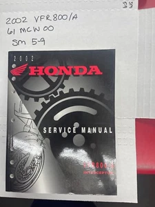2002 Honda VRF800/A SERVICE MANUAL 61MCW00 SM5-9 - Picture 1 of 1