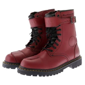 Ladies Spada Pilgrim Grande Motorcycle Boots UK3 EU36 Cherry Red Waterproof - Picture 1 of 9