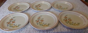 6 Cornerstone by Corning Corelle Royal Garden 8 1/2" Luncheon Salad Plates VGC! - Picture 1 of 6