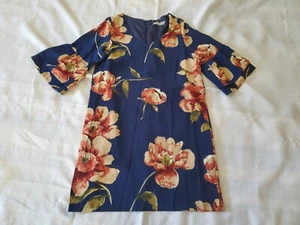 BELONGSCI Women's Dress Sweet & Cute V-Neck Bell Sleeve Shift Dress Mini Dres C8 - Picture 1 of 4