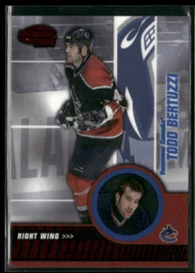 Todd Bertuzzi 2003-04 Pacific Invincible Red #93 #/850 - Vancouver Canucks - Imagen 1 de 2