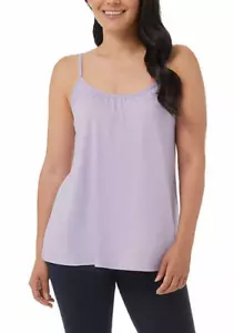 32 Degrees Women's Cool Flowy Bra Cami with Built-in Cups Heather Lilac, Small - Picture 1 of 5