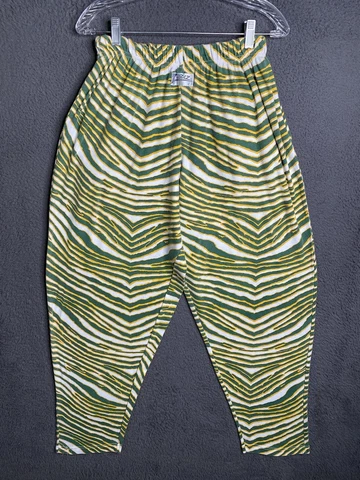 Vintage 80s 90s Green Bay Packers NFL Zubaz Men's Fan Pants All Over Print XL Cover