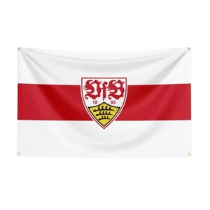 Vfb Stuttgart Fußball Flagge Fan Bundesliga DFB Stadion Tribüne Club Wappen VFB - Bild 1 von 4