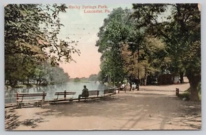 Rocky Springs Park Lancaster Pennsylvania Vintage Postcard - Picture 1 of 2