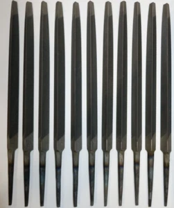 11 x Vintage Nicholson Regular Taper File 6" - Made in USA Hand Files - Picture 1 of 4