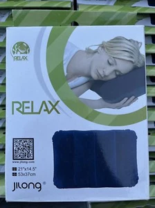 cuscino da viaggio gonfiabile relax 53x37 campeggio mare piscina - Afbeelding 1 van 3