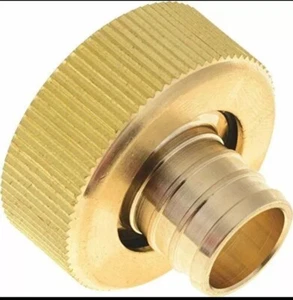 Turn 1 pulgada. Giratorio x 3/4 pulgadas. Adaptador PEX Barb latón QQSFC45GX - Imagen 1 de 4