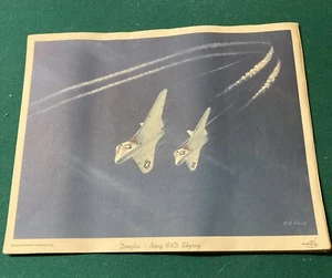 Douglas Aircraft Company 11x14 Print Douglas Navy F4D Skyray Excellent Condition - Picture 1 of 2