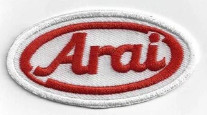 ARAI HELMETS Iron On Patch 3 inch x 1.5 inch - Foto 1 di 1