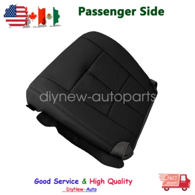 For 07-14 Lincoln Navigator Passenger Side Bottom Leather Seat Cover Black New - Image 1 of 4