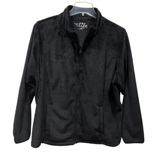 2X Made For Life 2X Black Long Sleeve Full Zip XXL fur/fleece pockets track - Picture 1 of 9