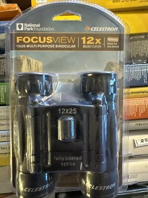 CELESTRON FOCUSVIEW 12 X 25 Multi-Purpose Binocular - 12x Magnification - Image 1 of 2