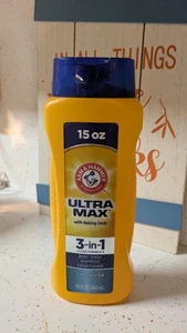 Champú acondicionador agua fría Arm and Hammer Ultra Max 3 en 1 gel 3 oz - Imagen 1 de 1