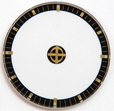 PARA ADAPTARSE AL CRISTAL ASTROGRÁFICO DEL ZODIACO 882953 28,5 mm x 1,90 mm pista negra/amarilla NUEVO Foto 1 de 3