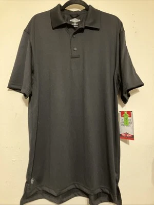 Polo Try Spec Reprieve negro para hombre XL NUEVO CON ETIQUETAS nuevo Foto 1 de 4