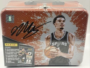 NEW/SEALED Panini Victor Wemby Wembanyama Collectible Lunch Box Tin Spurs - Picture 1 of 5