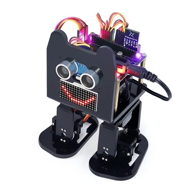 Bipedal Robot Kit For Raspberry Pi Pico Arduino LED Matrix & Sensors - Image 1 of 4