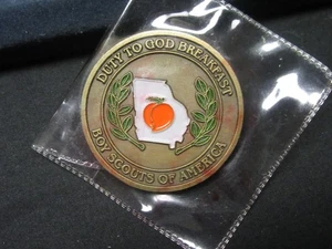 Duty to God Breakfast 2007 BSA Challenge Coin CJP X2 - Picture 1 of 2