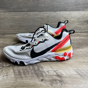 Nike React Element 55 BQ6166-102 Hombres EE. UU. 10.5 Zapatos para Correr Blancos Negros Tenis - Imagen 1 de 14