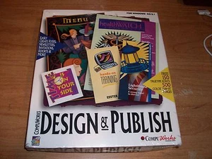 CompuWorks Design & Publish PC CD ROM Software Digital Graphic Services WIN 95 - Picture 1 of 8