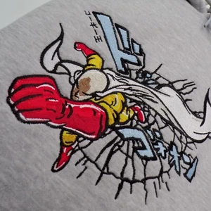 Sudadera con Capucha Camiseta Cuello Redondo Bordada Inspirada en Manga Anime Personalizada - Imagen 1 de 12