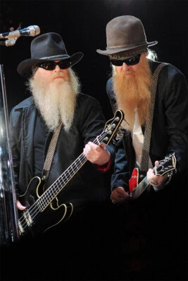 Zz Top Print Musicians Rock Band Painting Wall Art Home Decor - POSTER 20x30
