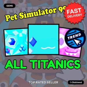 🔥RESTOCK + DISCOUNTS🔥 PET SIMULATOR 99 TITANIC PETS | PS99 - PET SIM 99 - Picture 1 of 162