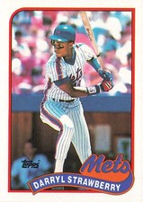Darryl Strawberry 1989 Topps #300 New York Mets