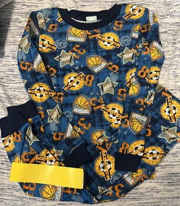 NWT CIRCO Boy’s Sz 6 Cotton Pajamas 2 Pc Set Blue Sports Print - Picture 1 of 2