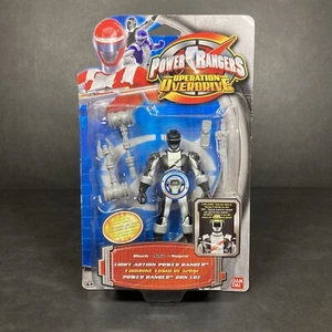 Power Rangers Operation Overdrive Black Light Action Power Ranger Figure Bandai - Picture 1 of 11