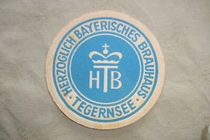 Alter Bierdeckel Herzoglich Bayrisches Brauhaus Tegernsee - Bild 1 von 2