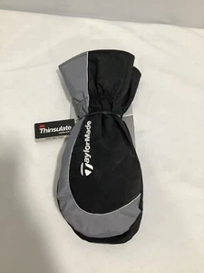 TaylorMade TM15 Cart Mittens Black/ Grey Unisex - Picture 1 of 4