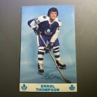 Photo de carte postale officielle hockey vintage Errol Thompson Toronto Maple Leafs de la LNH 