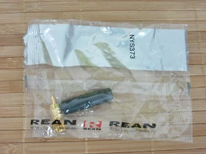 7 X REAN / NEUTRIK NYS373 HIGH QUALITY RCA MALE CONNECTOR. BLACK. NEW. - Picture 1 of 2