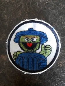 Oscar The Grouch Sesame Street Collectible Patch Badge Crest - Bild 1 von 2